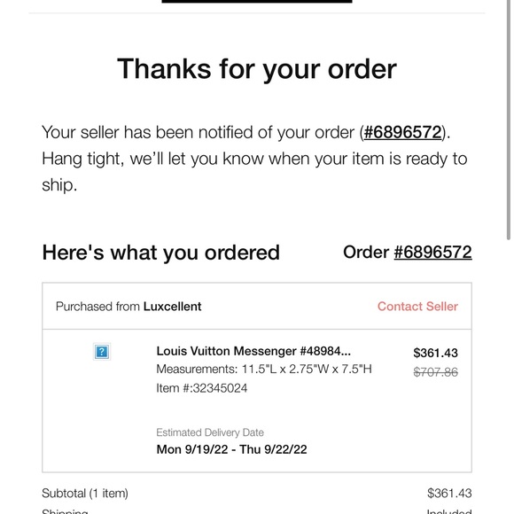 Louis Vuitton messenger vintage bag - Picture 8 of 9